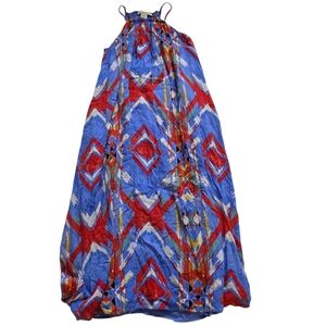 C&C California Boho Geometric Halter Maxi Dress XS